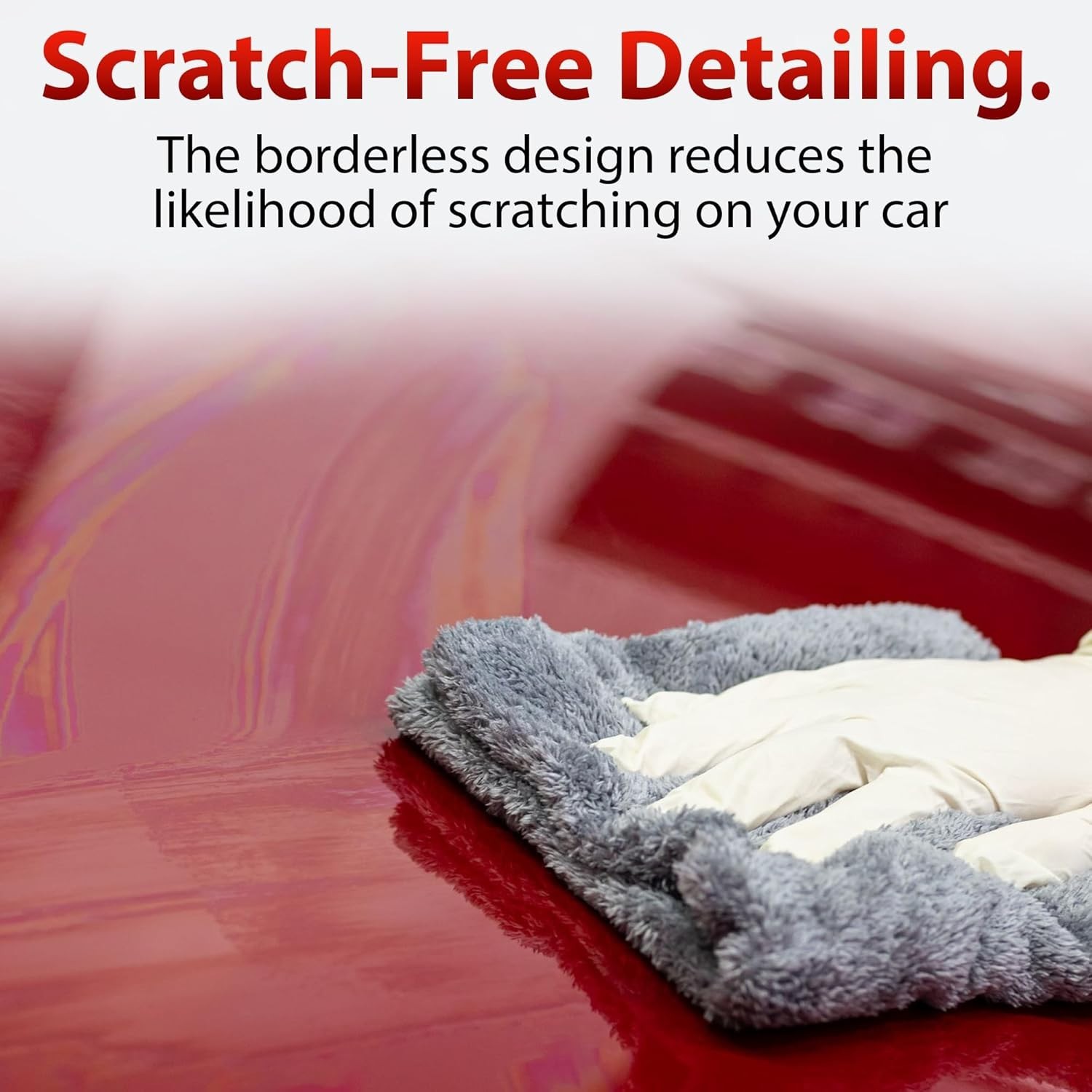 Premium Ultra Soft Car Detailing Towel Cloths, 480gsm Safe for Car Wash, 6 Pack