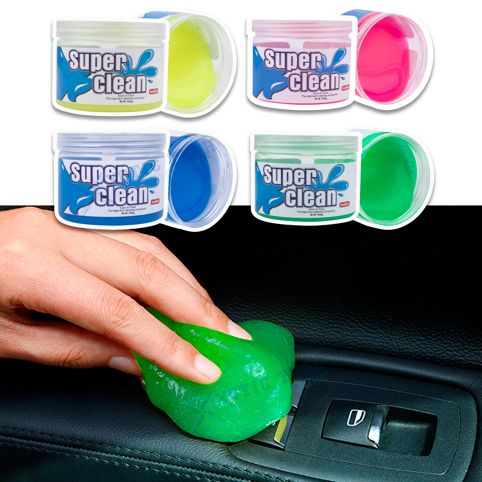 Pack Cleaning Gel for Car Detailing Vent Cleaner Cleaning Putty Detail Tools