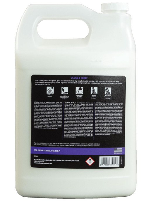 Malco Clean & Shine Interior Car Cleaner and Dressing – Restore Leather, Plastic