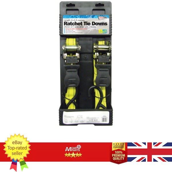 Heavy Duty Ratchet Tie Downs  STREETWIZE SWTD10 (Ratchet Straps)