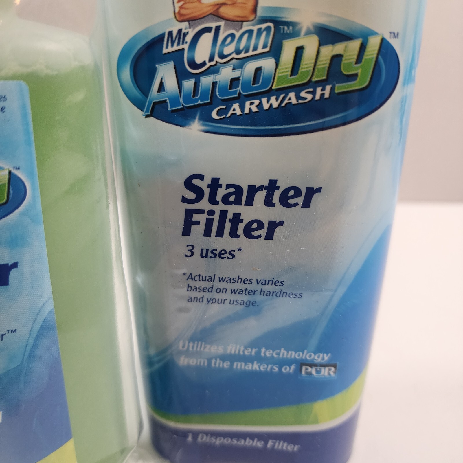 Mr. Clean Auto Dry Car Wash Starter Soap 200 ml and Starter Filter 3 uses New