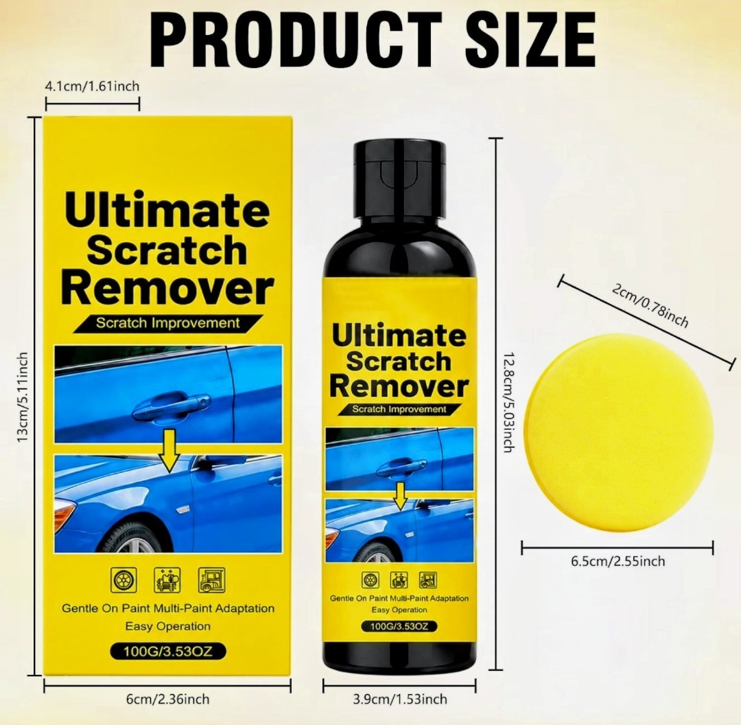 Scratch Remover, Car Scratch Remover Kit, Quick Fix Removal Paste For Scratches