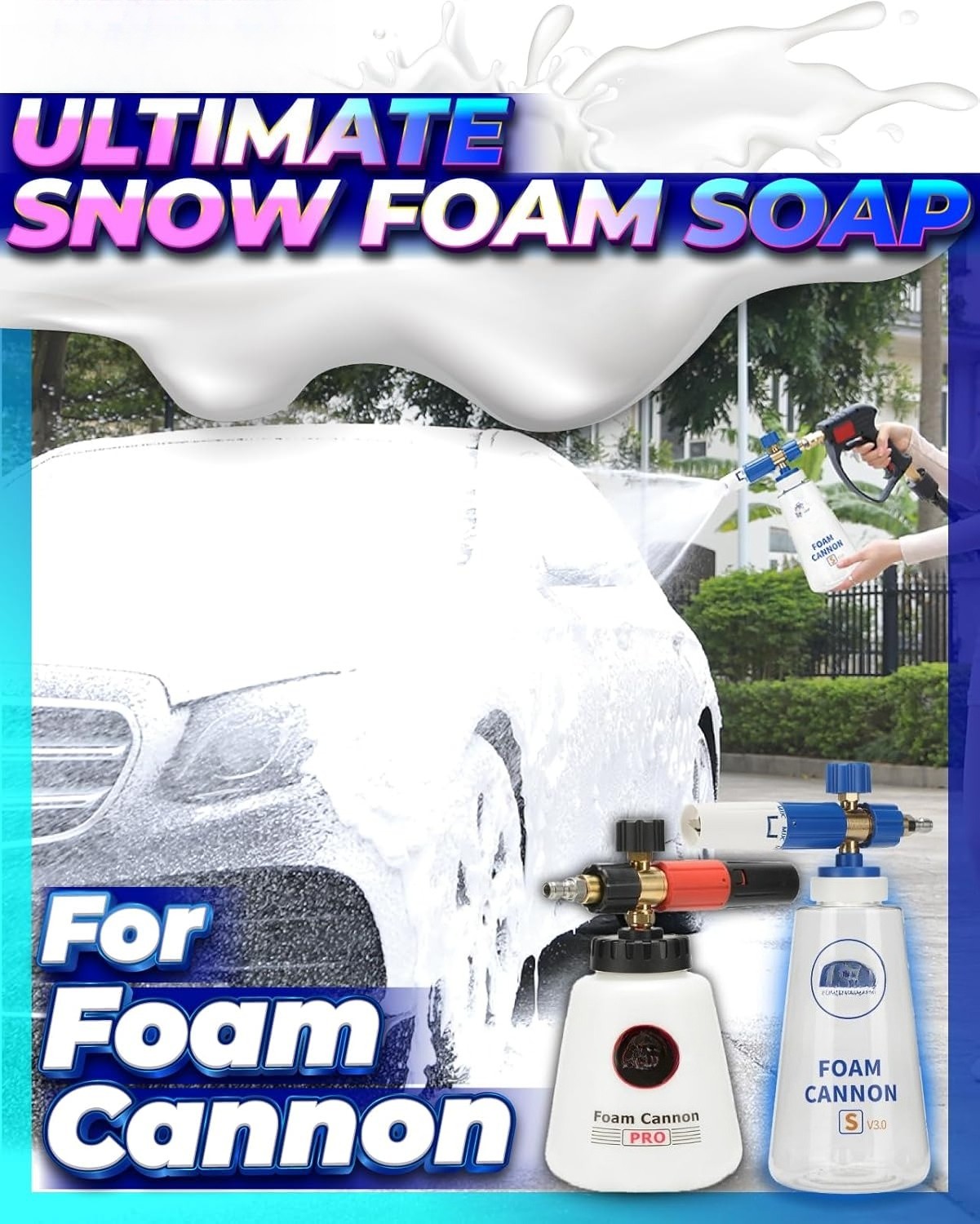 Foam Car Wash Liquid (64 fl oz) Ultimate Snow Foam Car Wash Soap