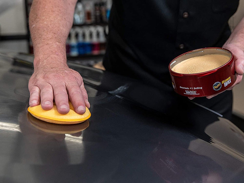 Meguiars A1214 Cleaner Paste Wax with Foam Applicator