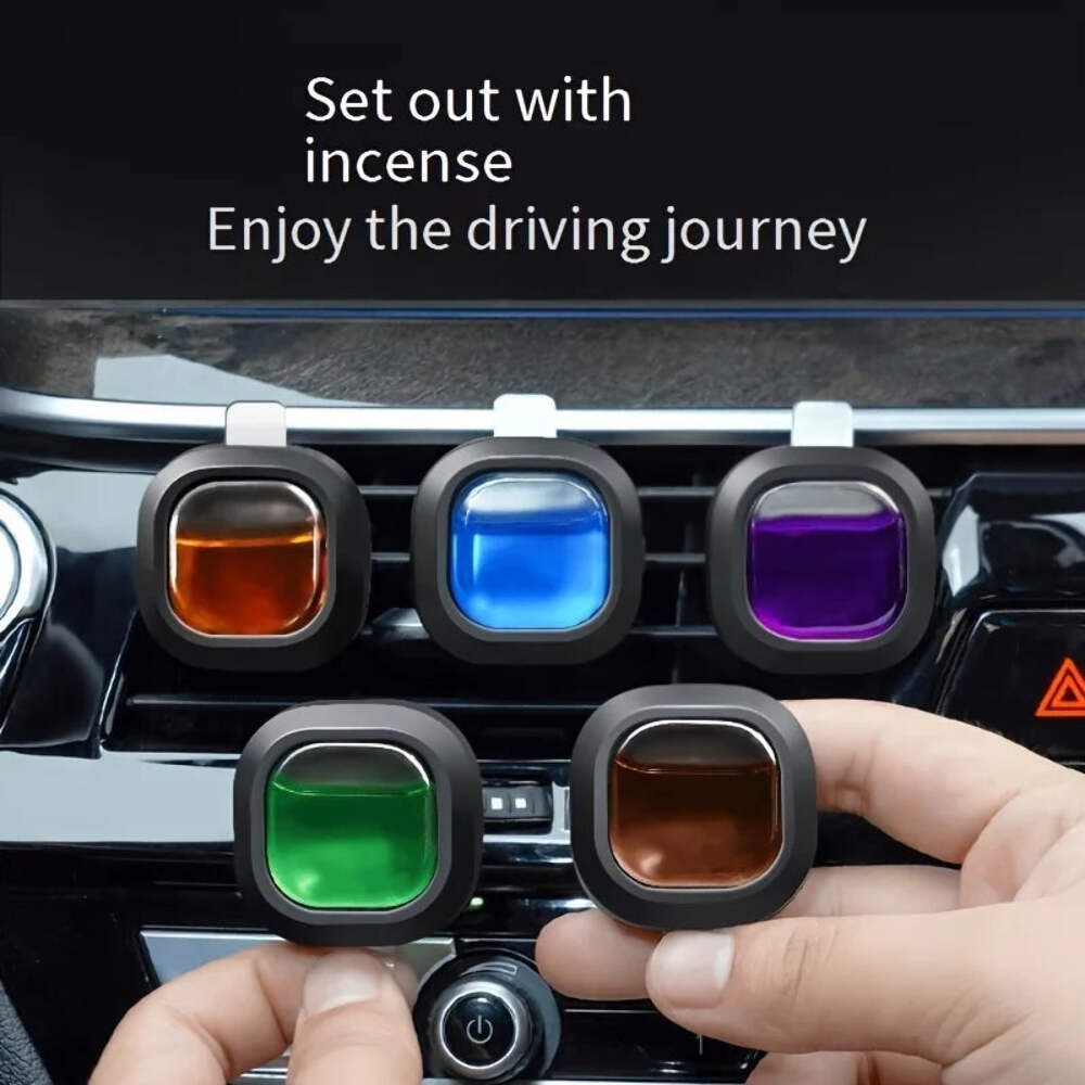 30-Day Long-Lasting Car Air Freshener Vent Clip Essential Oil Scented Odor SUV
