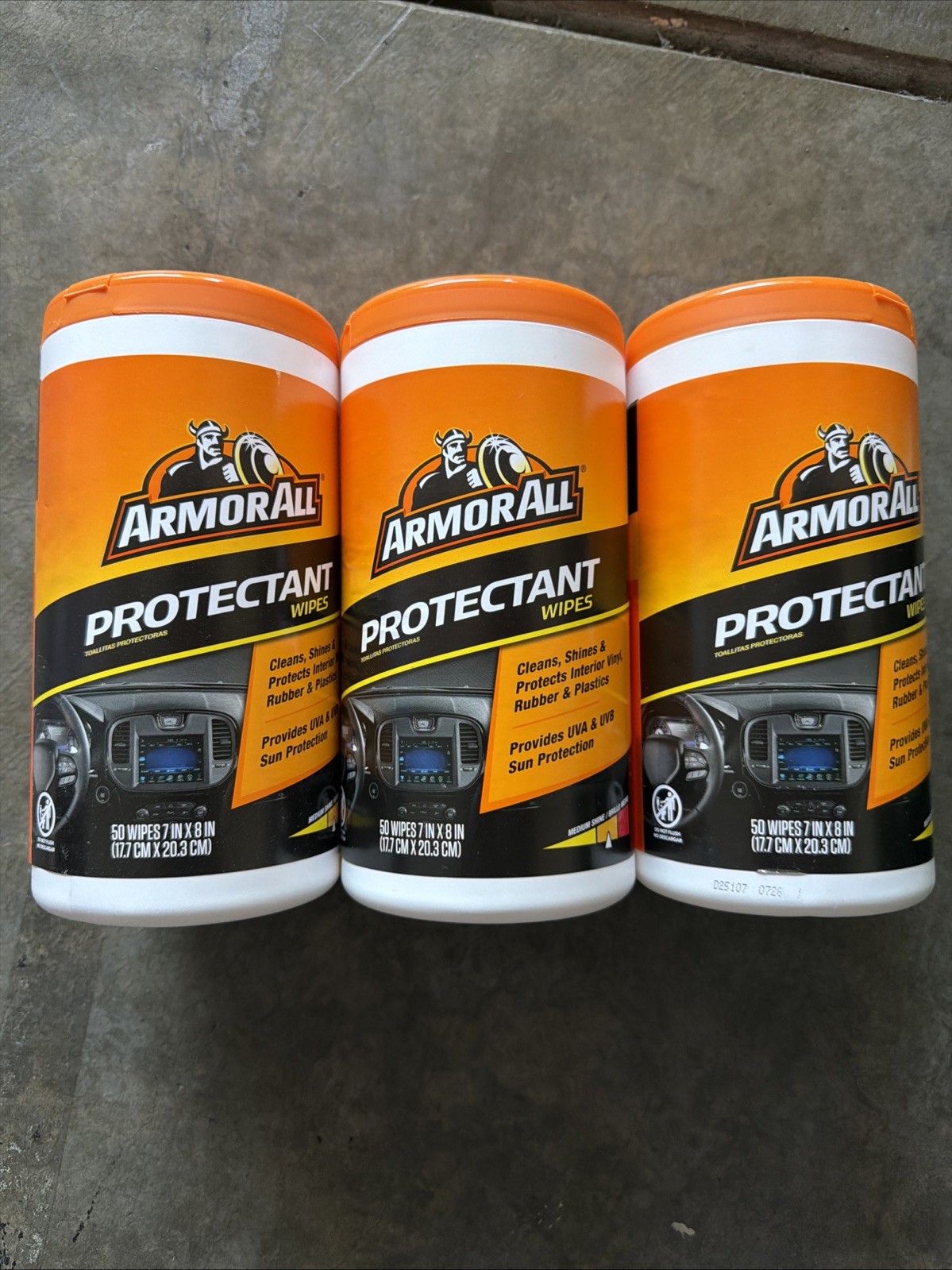 armor all protectant 50 Wipes Each Box 3 Packs