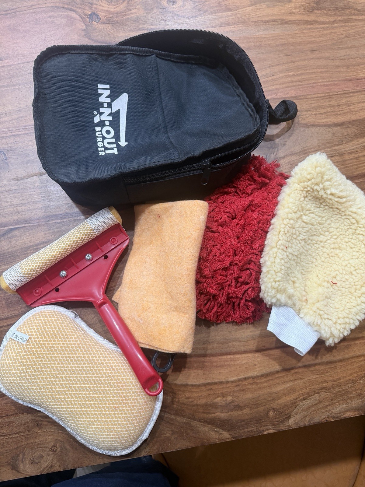 In-N-Out Burger Complete Car Cleaning Care Kit for Car Detailing, Brand New Rare