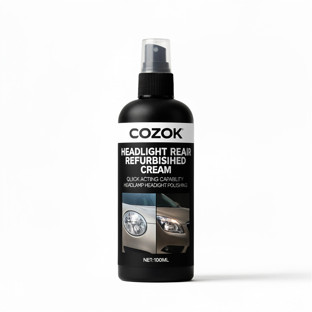 COZOK Headlight Polishing Cream – Restores Gloss, Removes Scratches & Haze