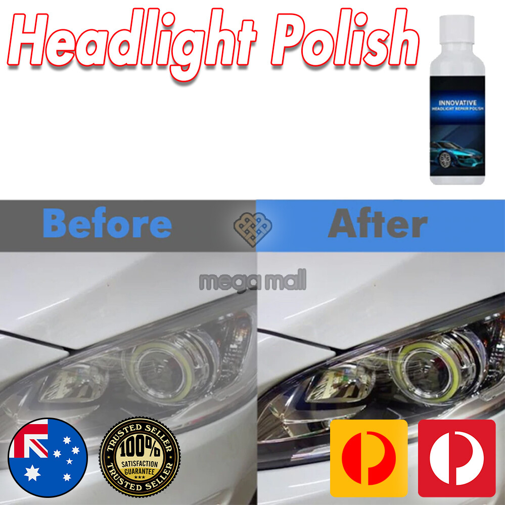 Car Headlight Polish Len Scratch Restorer Repair Liquid Polish Clean Kit 30ml