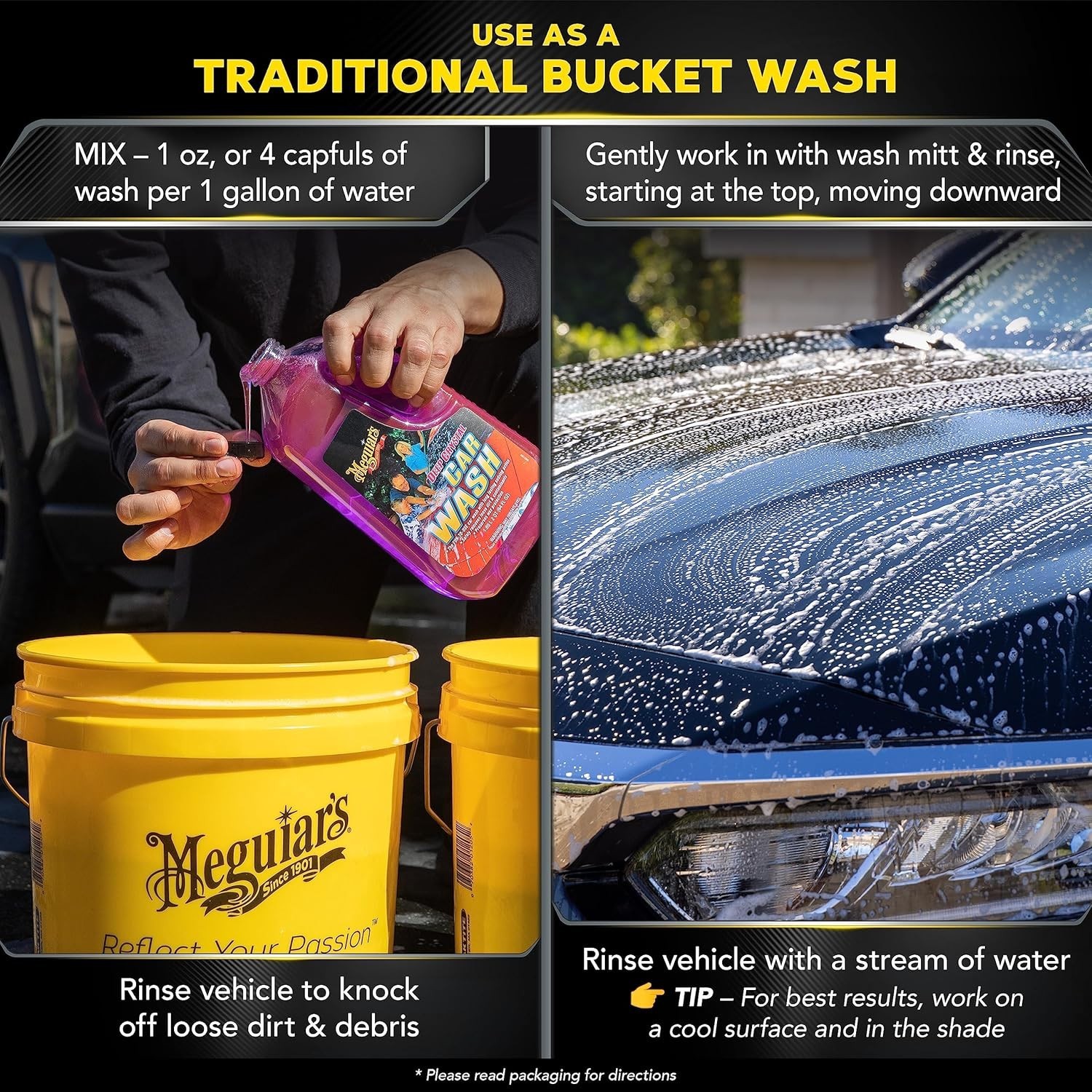 Deep Crystal Car Wash Shampoo High Foaming Automotive Cleaning Formula
