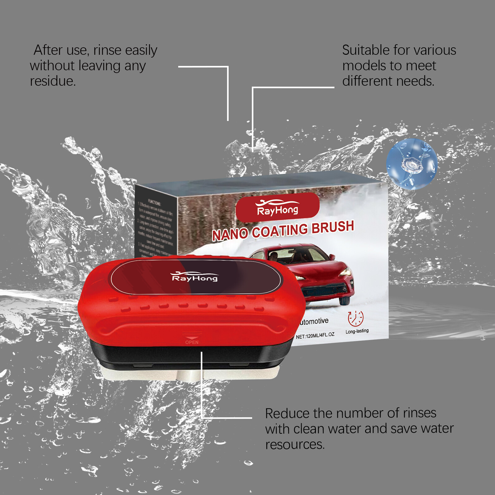 Nano Coating Brush: The Ultimate Tool for Car Wash, Wax & Cleaning Essentials