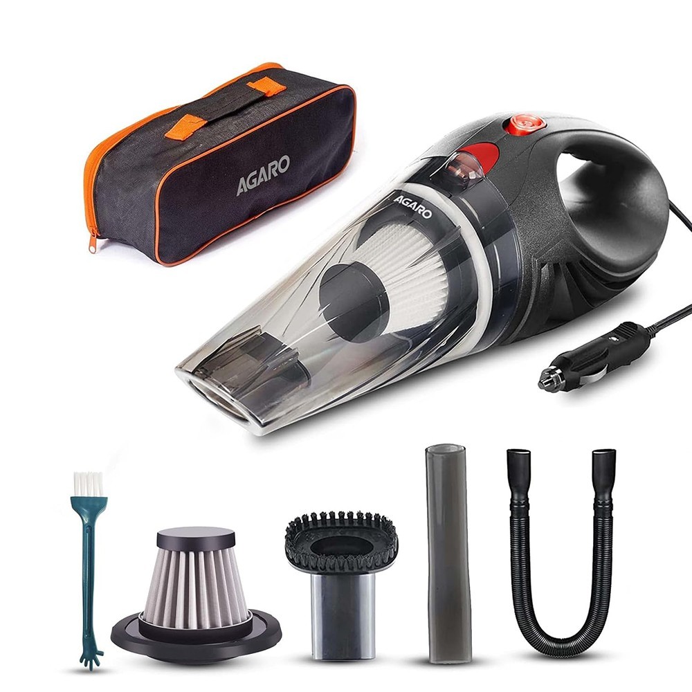 AGARO CV1077 Car Vacuum Cleaner PortableHandheld 12V DC 110W 4.5KPA Power Socket