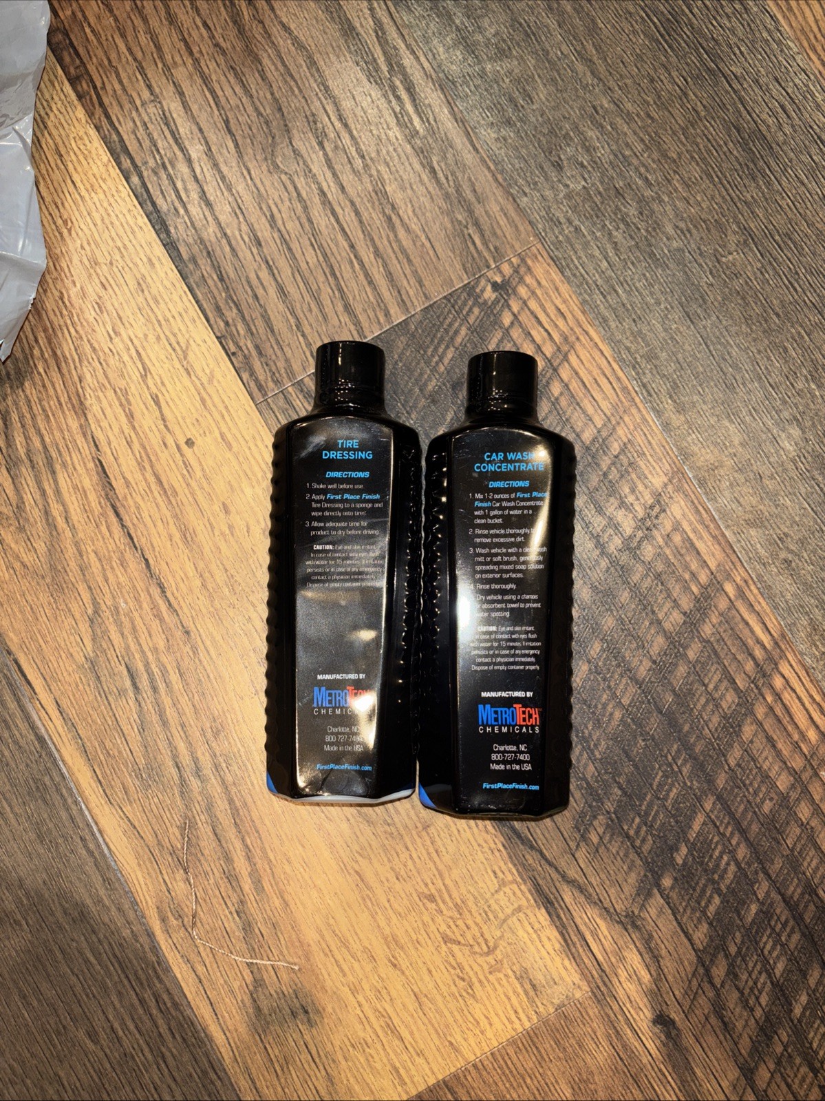 Lot Of 2 1st Place Finish Car Care System12 Oz Each 1 Tire Dressing, 1 Car Wash