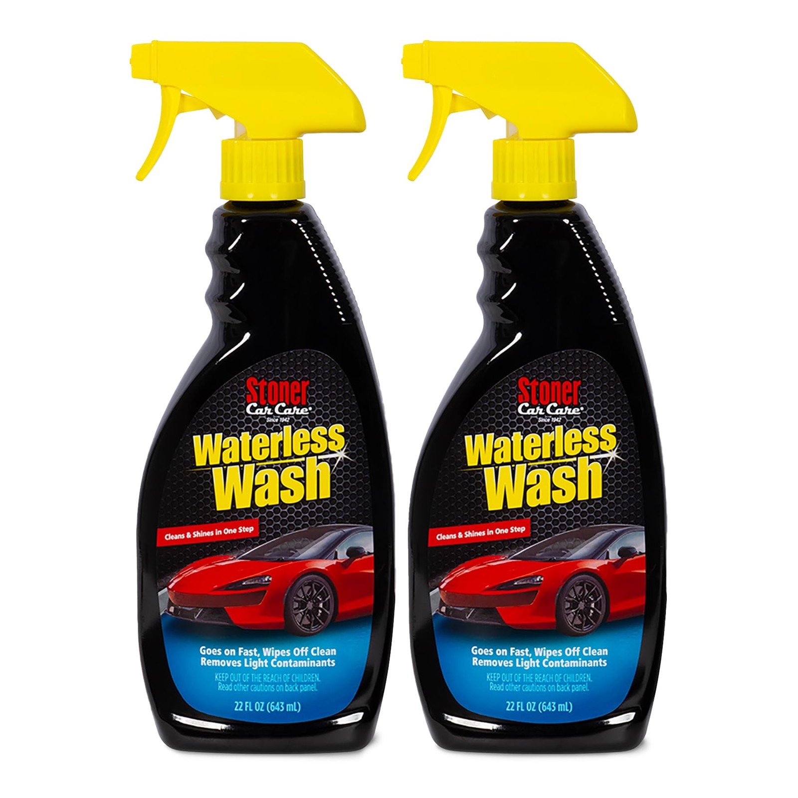 Stoner Car Care 92604-2PK Waterless Wash 22 Fl Oz (Pack of 2), Clear