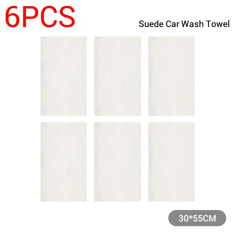 Natural Chamois Sheepskin Car Cleaning Drying Towel Quick Absorbent