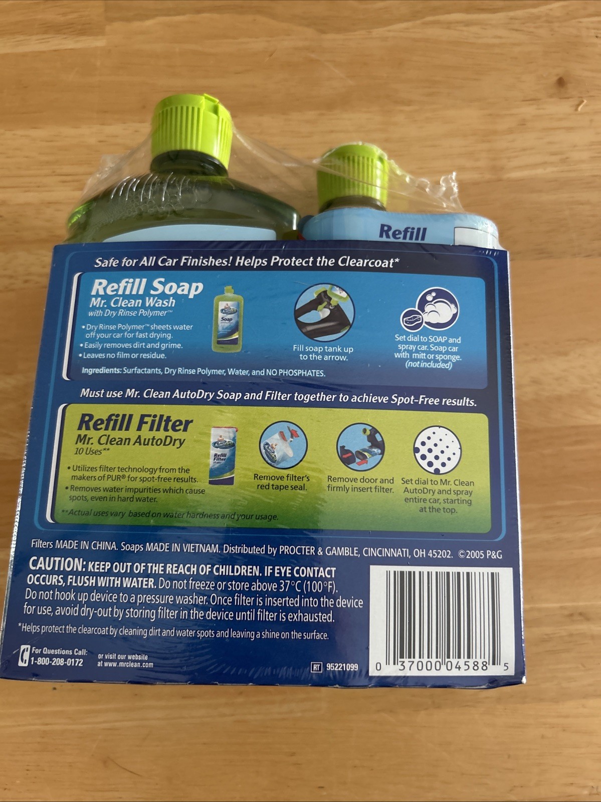 NEW Mr Clean AutoDry Car Wash REFILL MEGA PACK 2 10 Use Filters/2 =20 Oz SOAPS