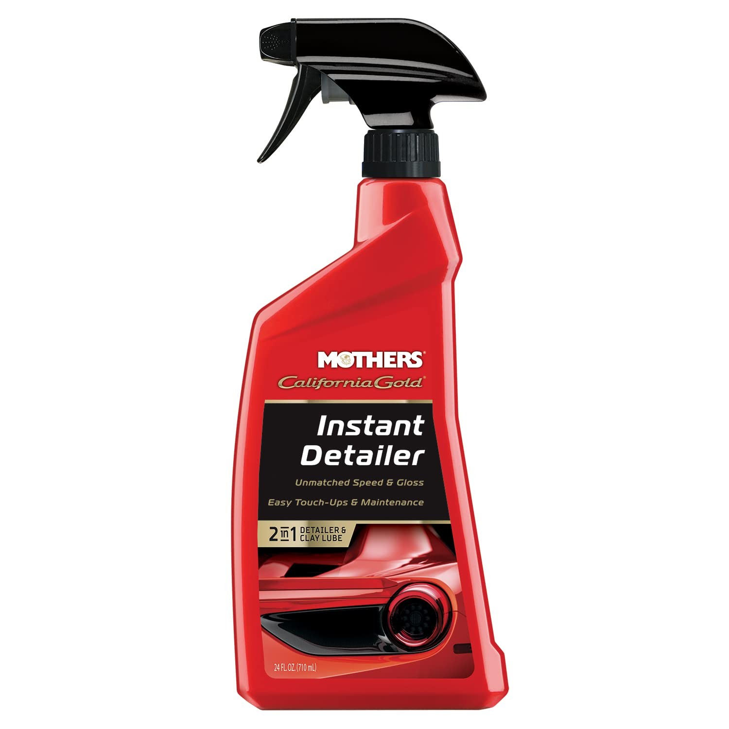 Mothers California Gold 24oz Instant Detailer & Clay Spray for Automotive Exteri