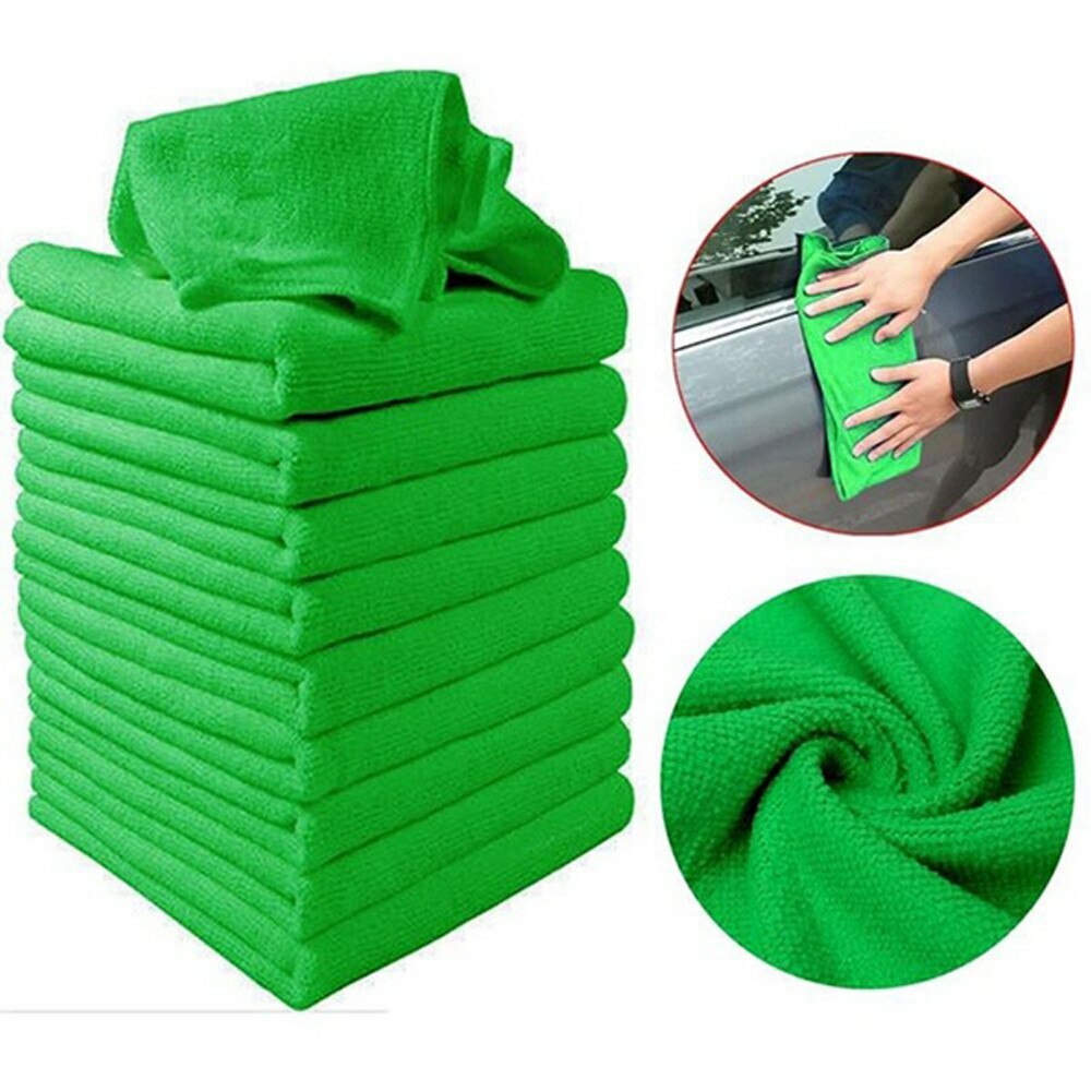 Automotive Soft Car Wash Towel Cloths Microfiber Cleaning Duster Detailing 10Pcs