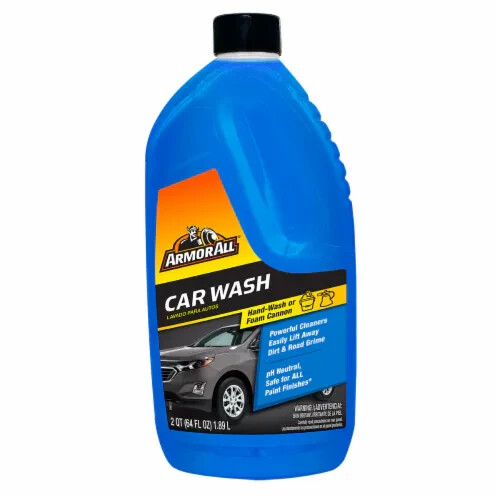 Armor All Car Wash Liquid Clean-Rinsing Formula For Spot-Free – 64 oz. Pack of 4