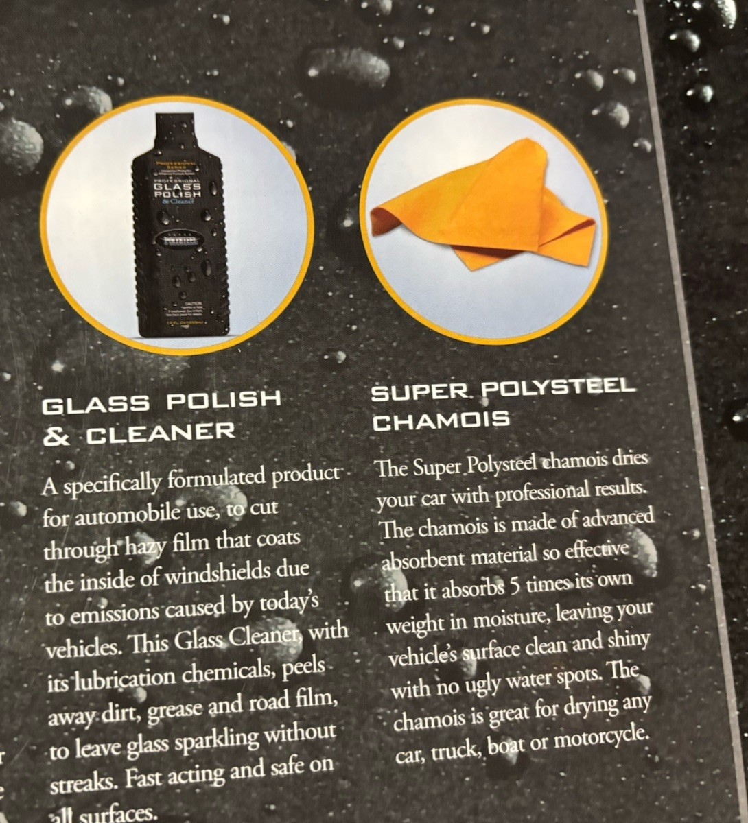 SEALED new SUPER POLYSTEEL Professional 6-Step Car Care System Auto Detailing