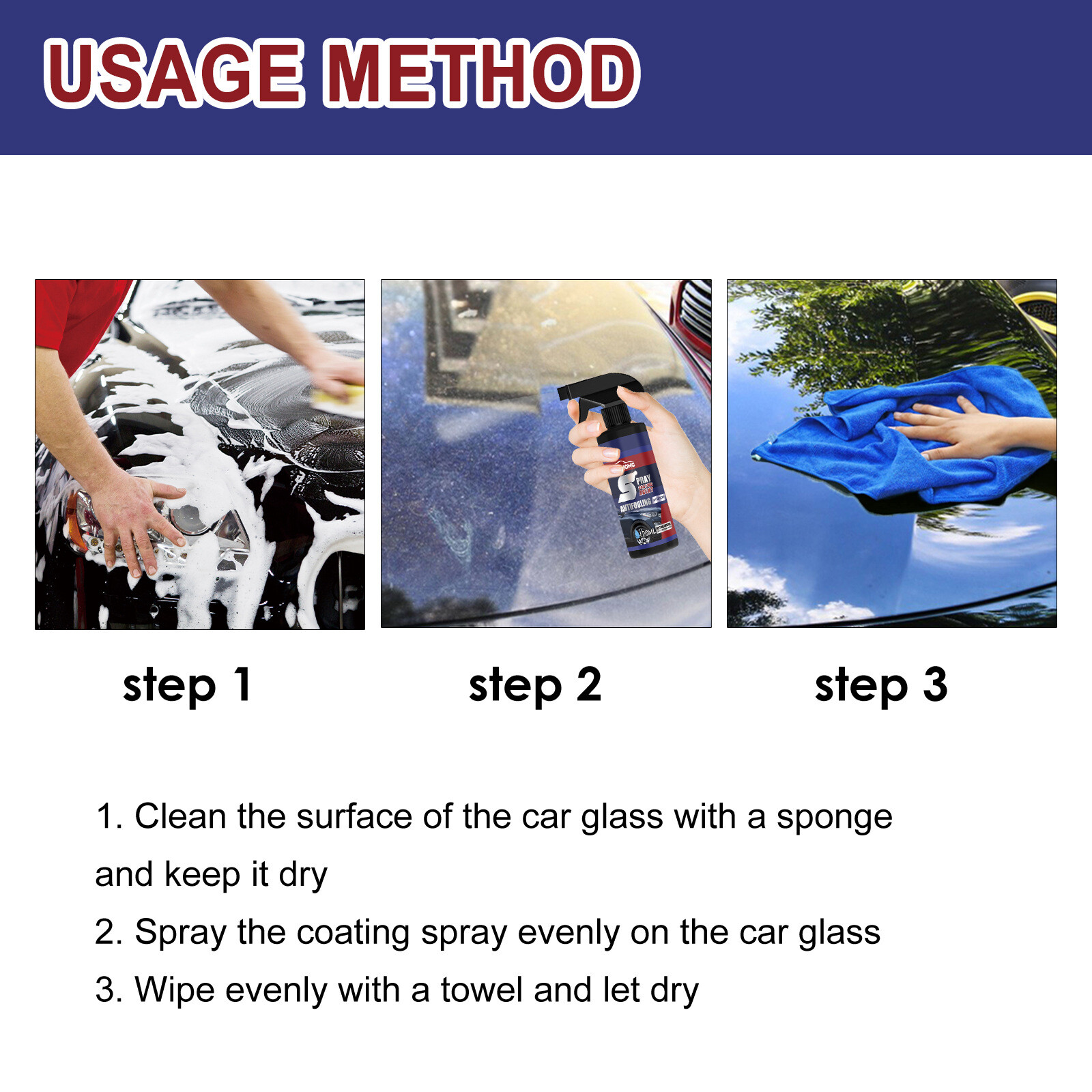 Car Coating Spray Care Paint Stain Removal Darkening Brightening Nano Coating