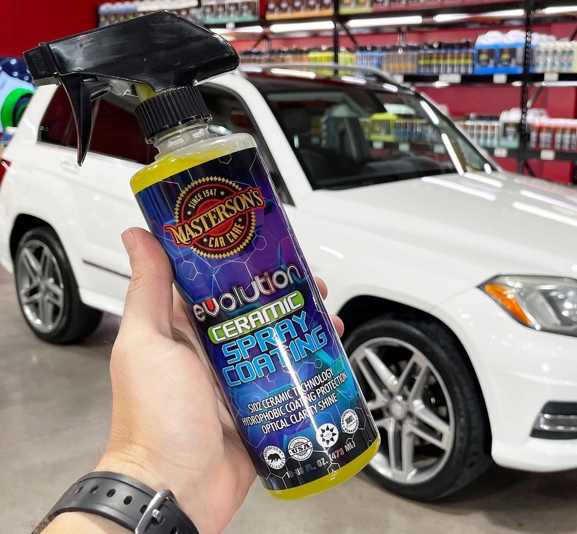 Masterson’s Car Care Evolutions Ceramic Spray Coating 16OZ Bottle