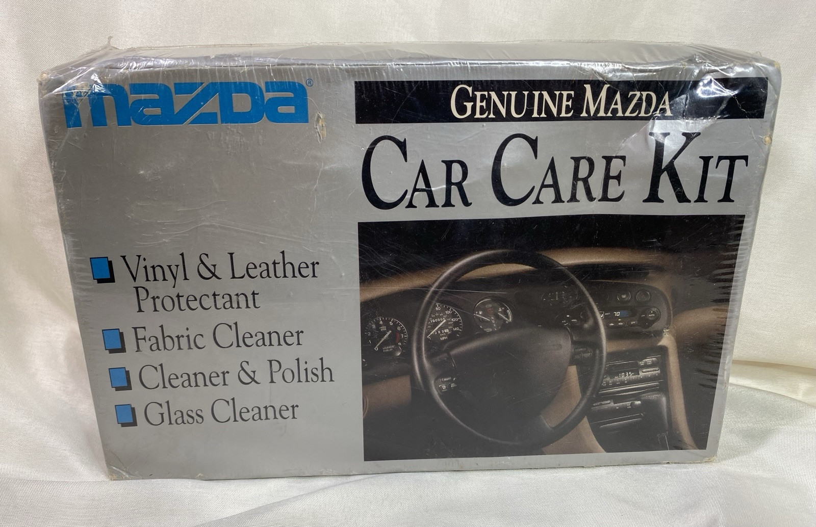 Genuine Mazda Car Care Kit Vintage Vinyl & Leather, Fabric, And Glass Cleaners