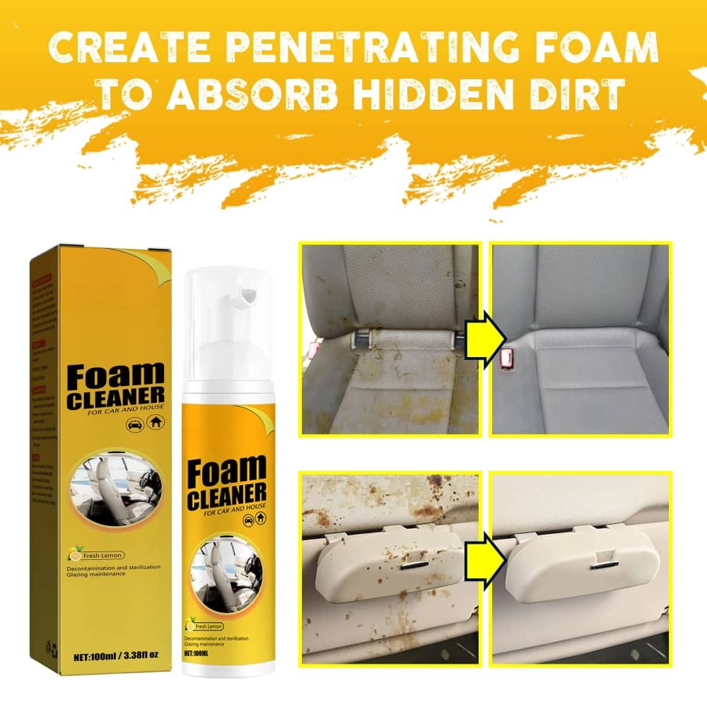Car Seat Interior Cleaner Washer Upholstery Washing Cleaning Odor Eliminator NEW