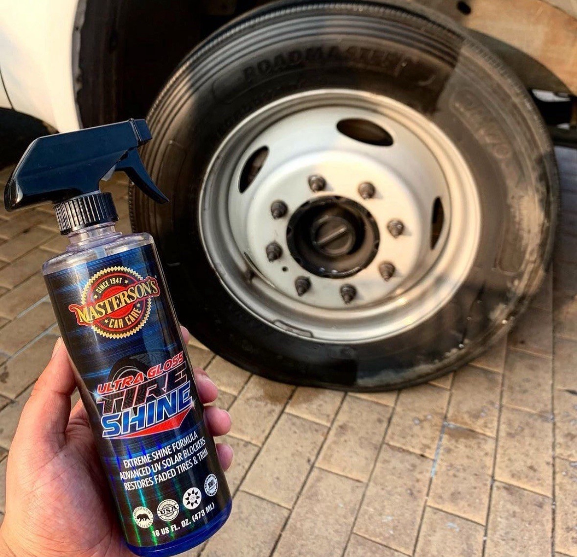 Masterson’s Car Care ULTRA Gloss Tire Shine 16OZ Bottle