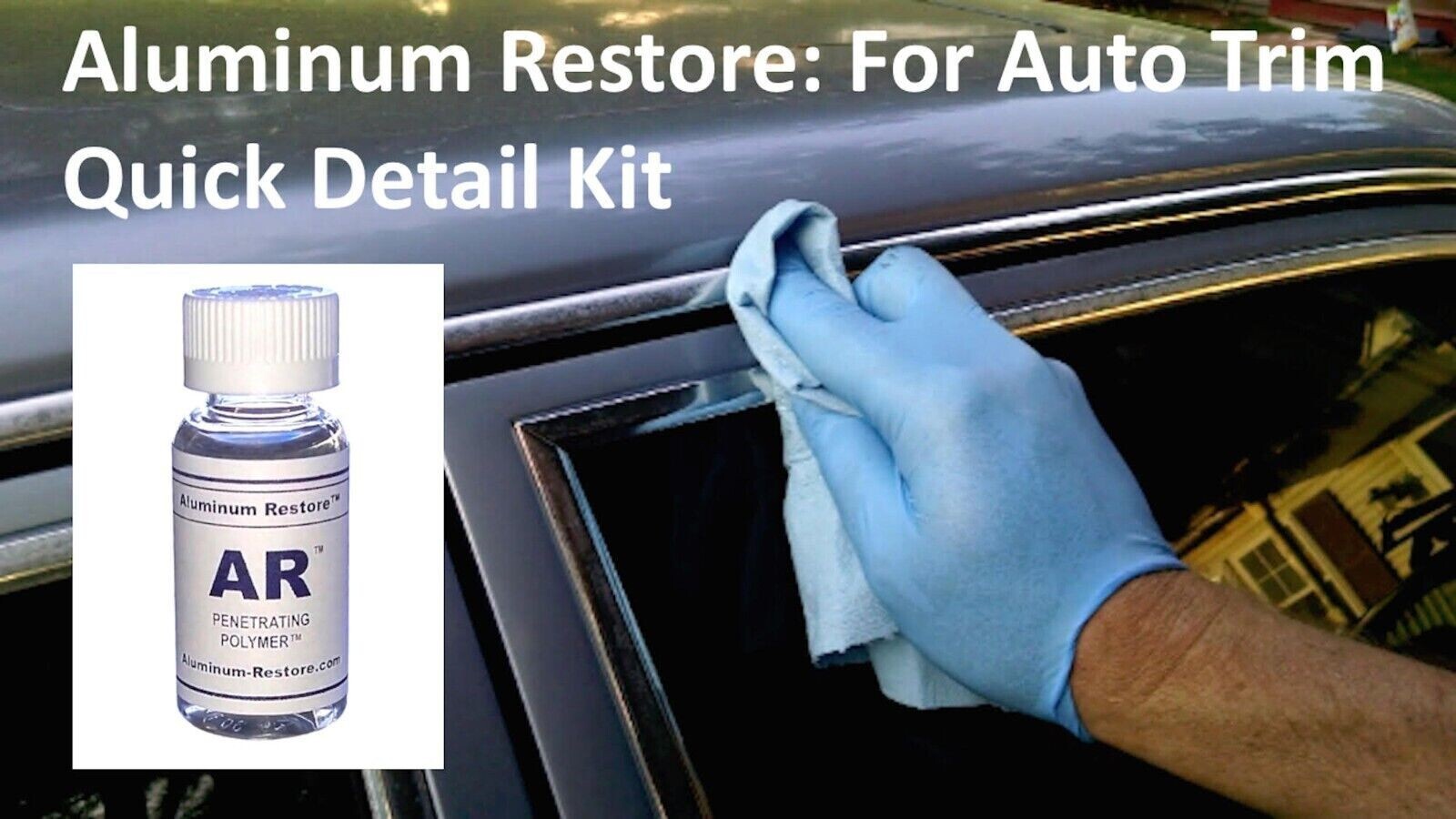 Aluminum Restore Classic 1 Bottle Anodized Auto Trim “Quick Polish” Kit