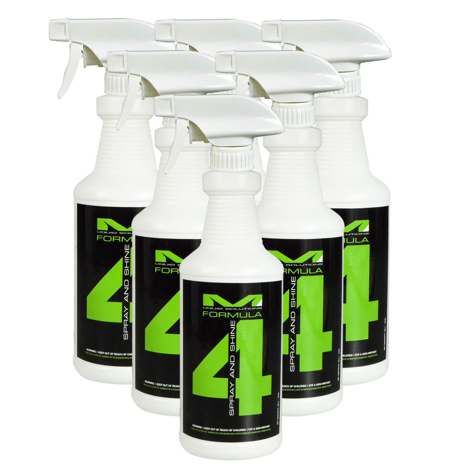 Matrix Liquid Solutions Formula 4 Biodegradable Spray&Shine Detailer 32oz 6 Pack