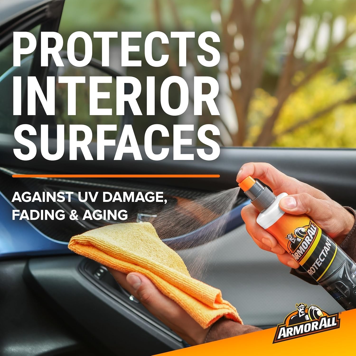 Ultimate Car Care 4-Piece Set: Protectant Spray, Tire Foam, & Shine Products
