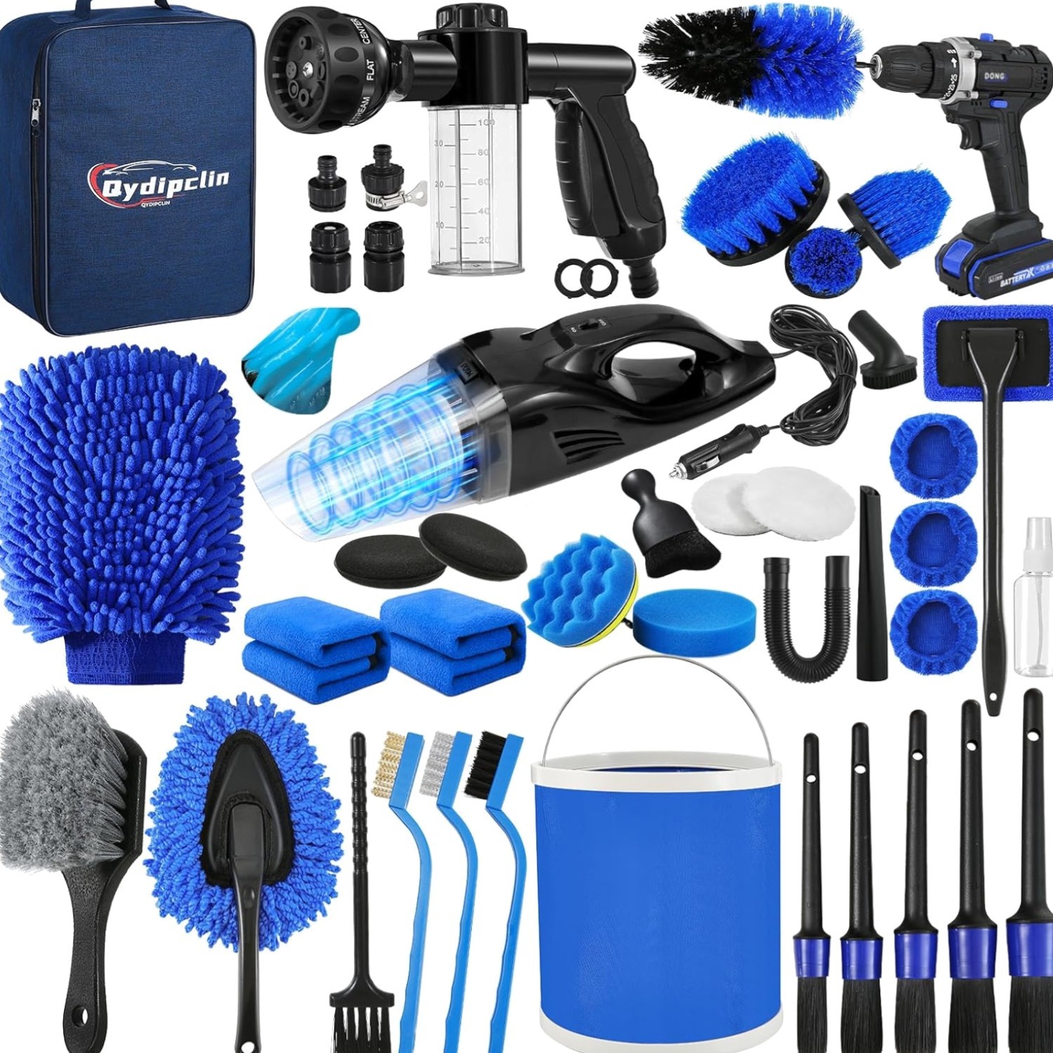 45Pcs Car Detailing Kit, Car Detailing Brush Set, Car Wash Cleaning Kit, Car …