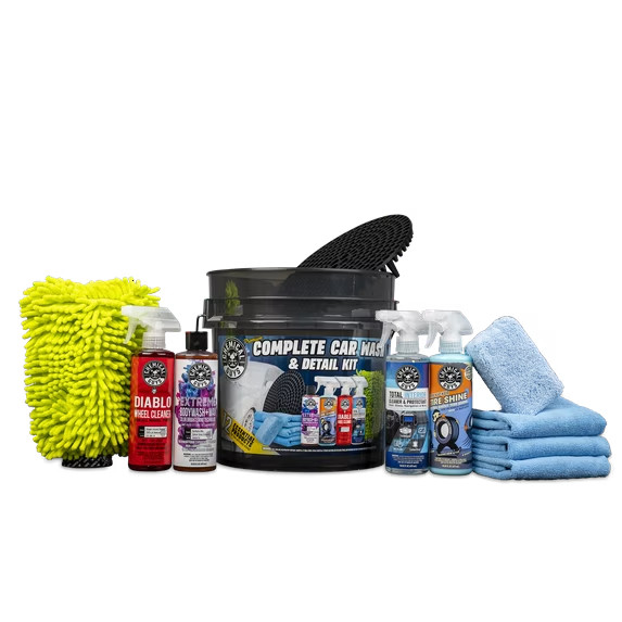 12 PCS Premium Complete Wash & Detail Kit-Vehicle in just a few fast, Easy steps