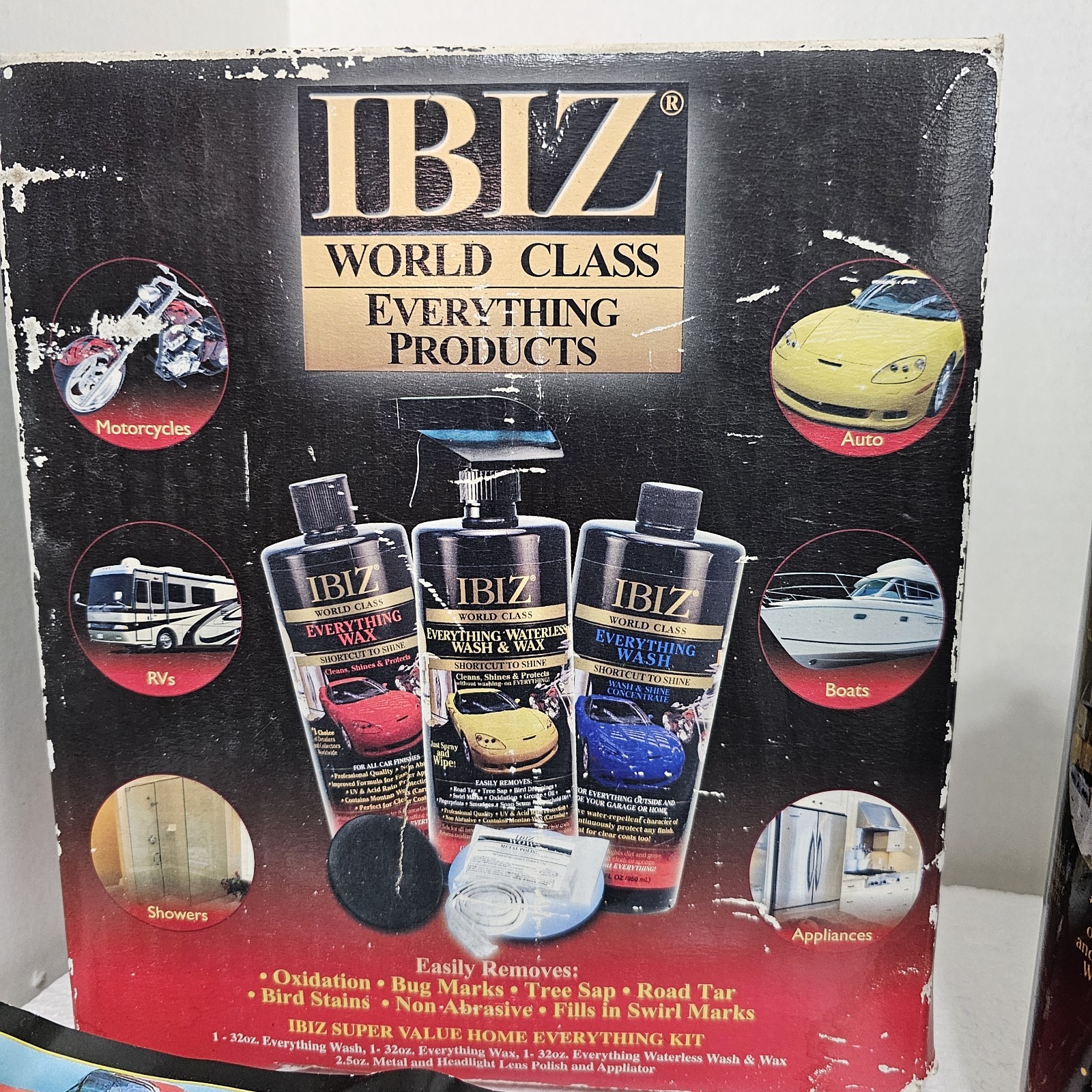 IBIZ World Class Everything Products Car Wash & Wax Polish Open Box. Never used.