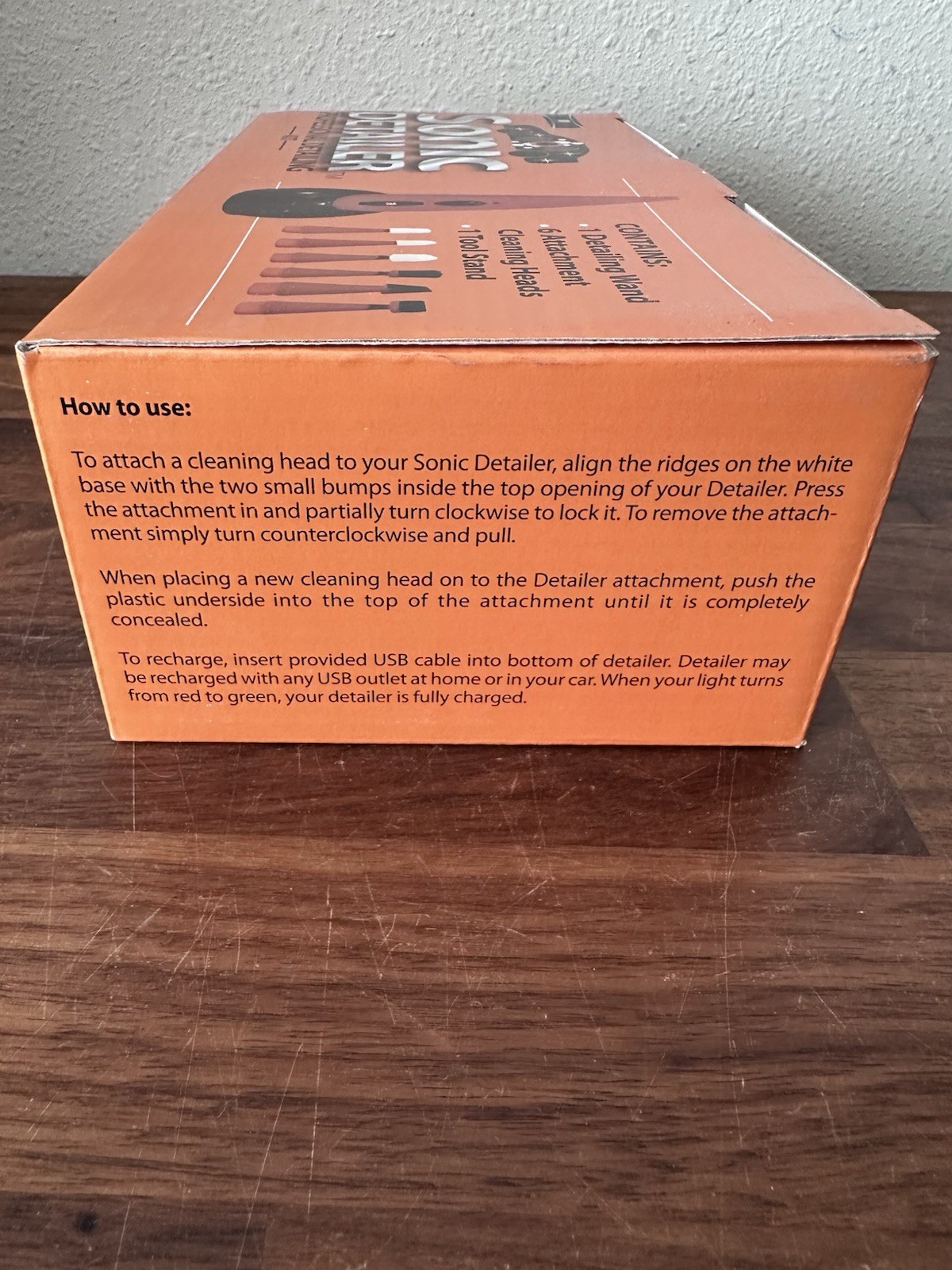Sonic Detailer Professional Detailing Kit Interior/exterior Rechargeable