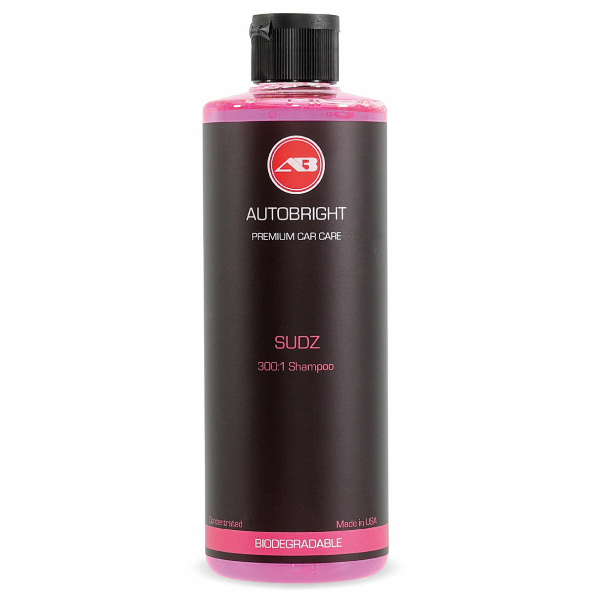 Car Shampoo Wash Wax SUDZ Concentrated formula Up To 300:1 500ml. Autobright