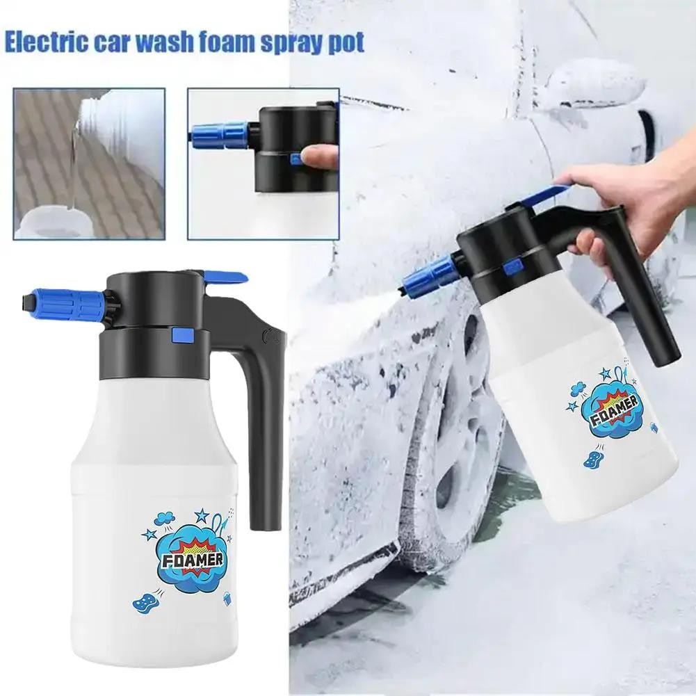 Electric Car Wash Foam Spray Pot Household Hand-held Car Wash Spray Gardening Ai