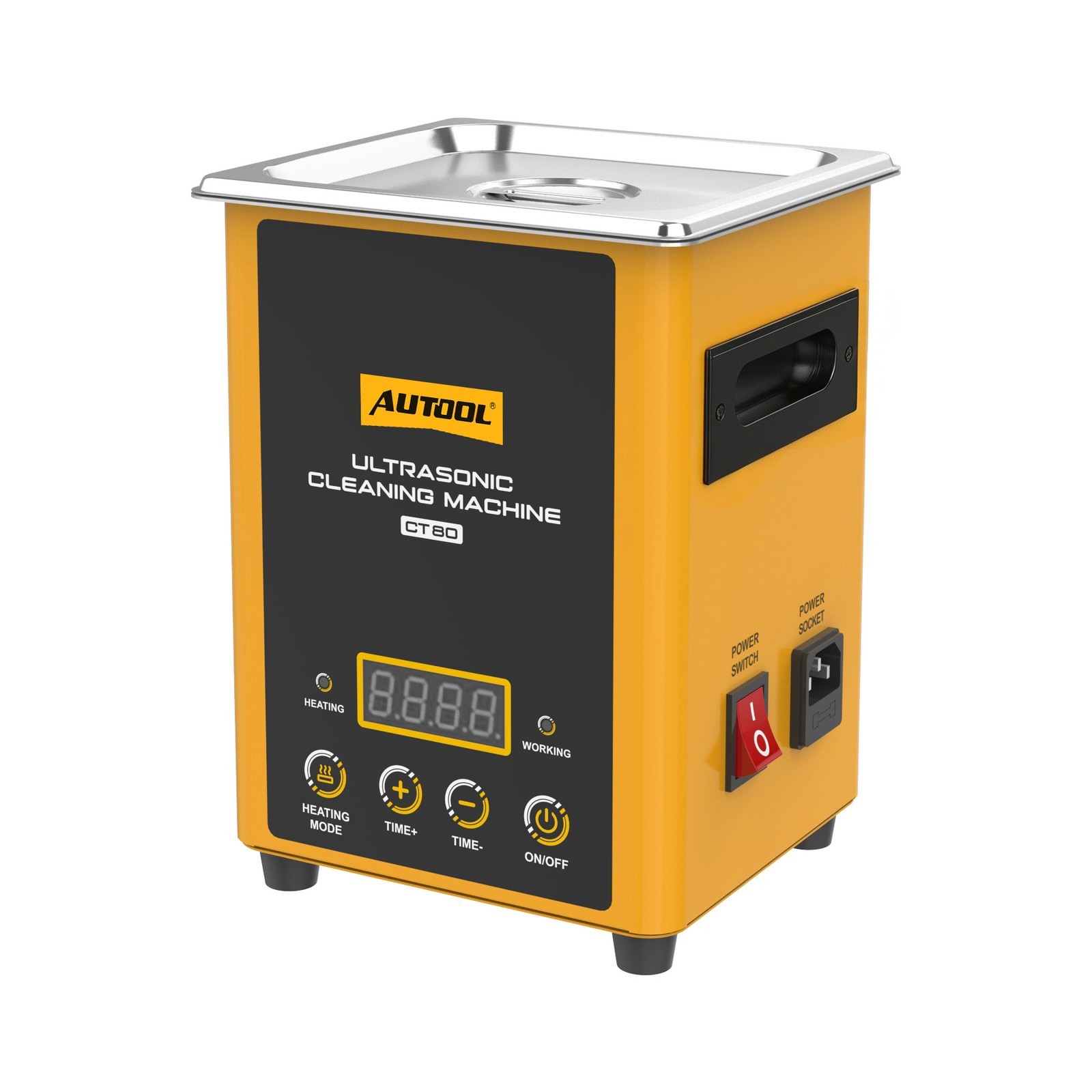 Ultrasonic Cleaning Machine Cleaner For Car Fuel Injector Jewelry W/ 1600ml Tank