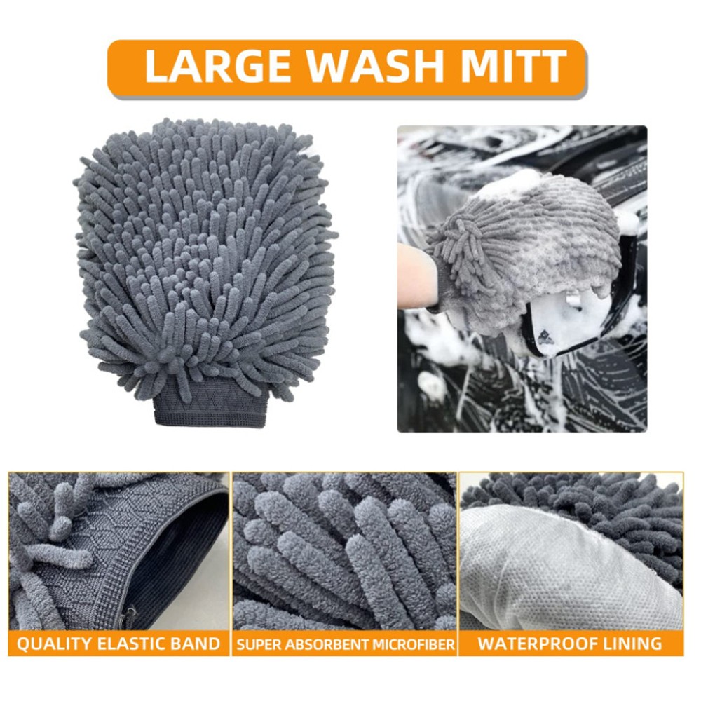 10PCS Car Wash Cleaning Tools Kit Automobile Detailing Brush Dash Duster Br JWKX