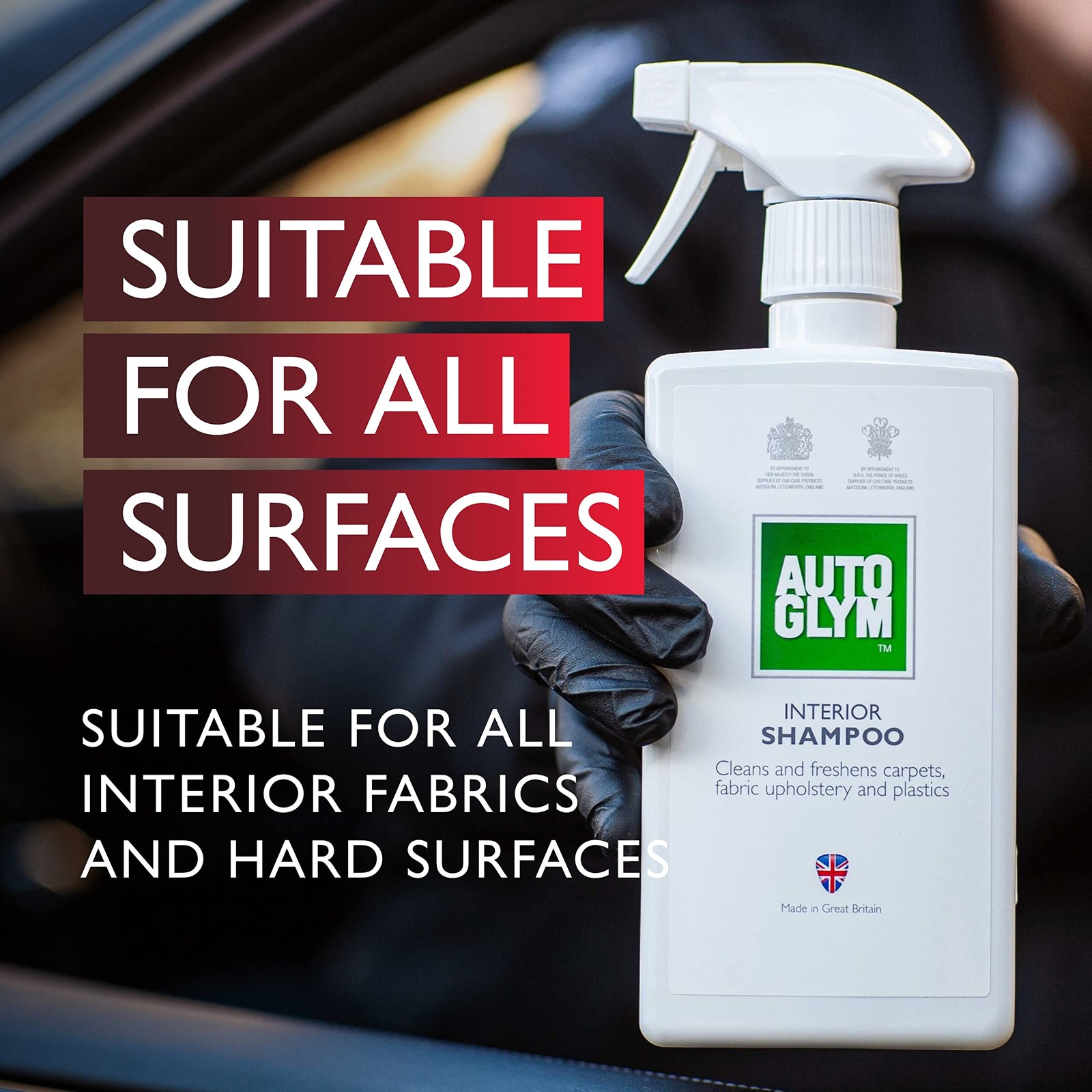 Interior Shampoo, 500ml – Car Interior Shampoo That Cleans and Freshens