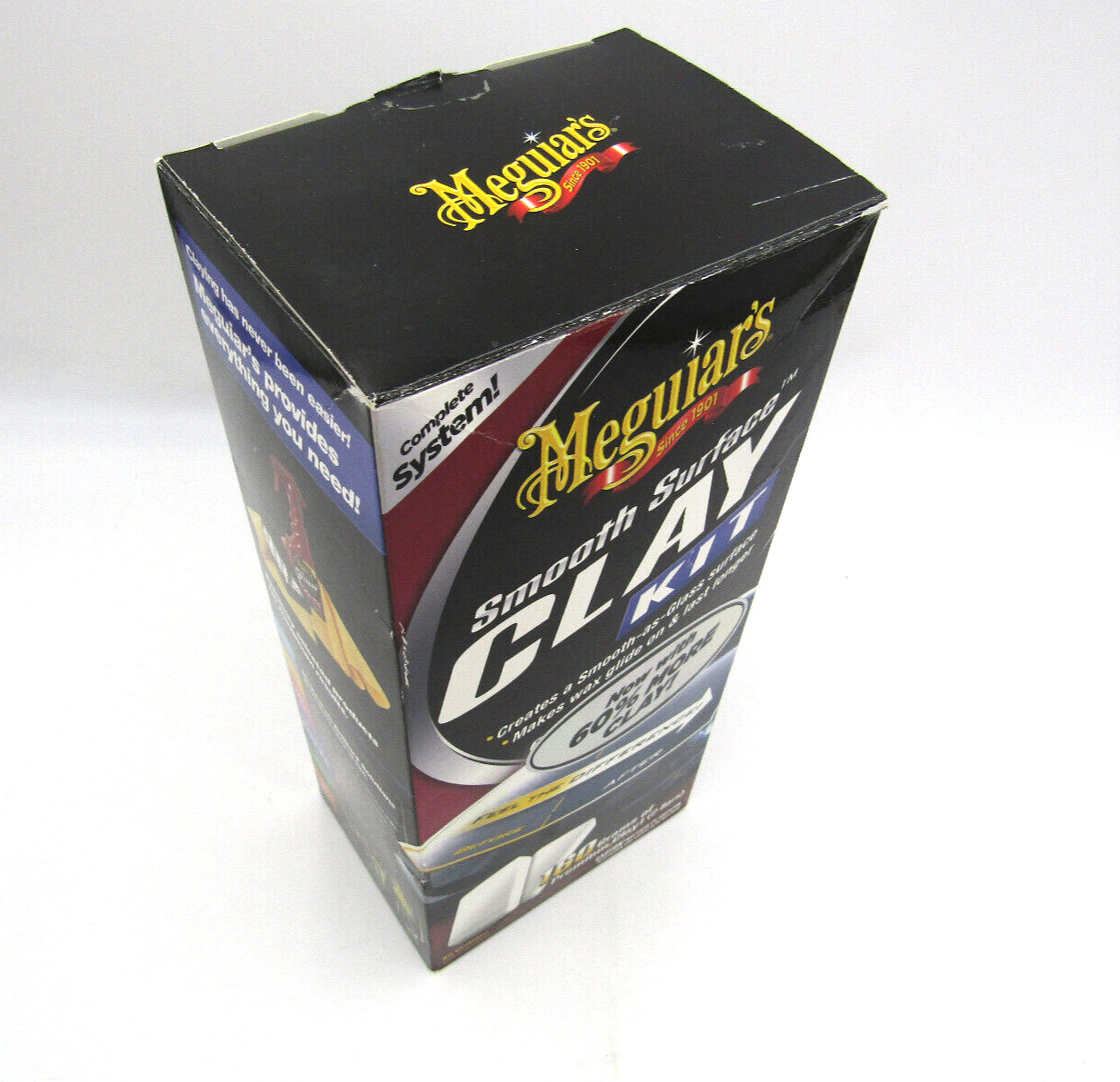 Meguiar’s Smooth Surface Clay Kit Car Claying Smooth Glass Finish 160 Grams