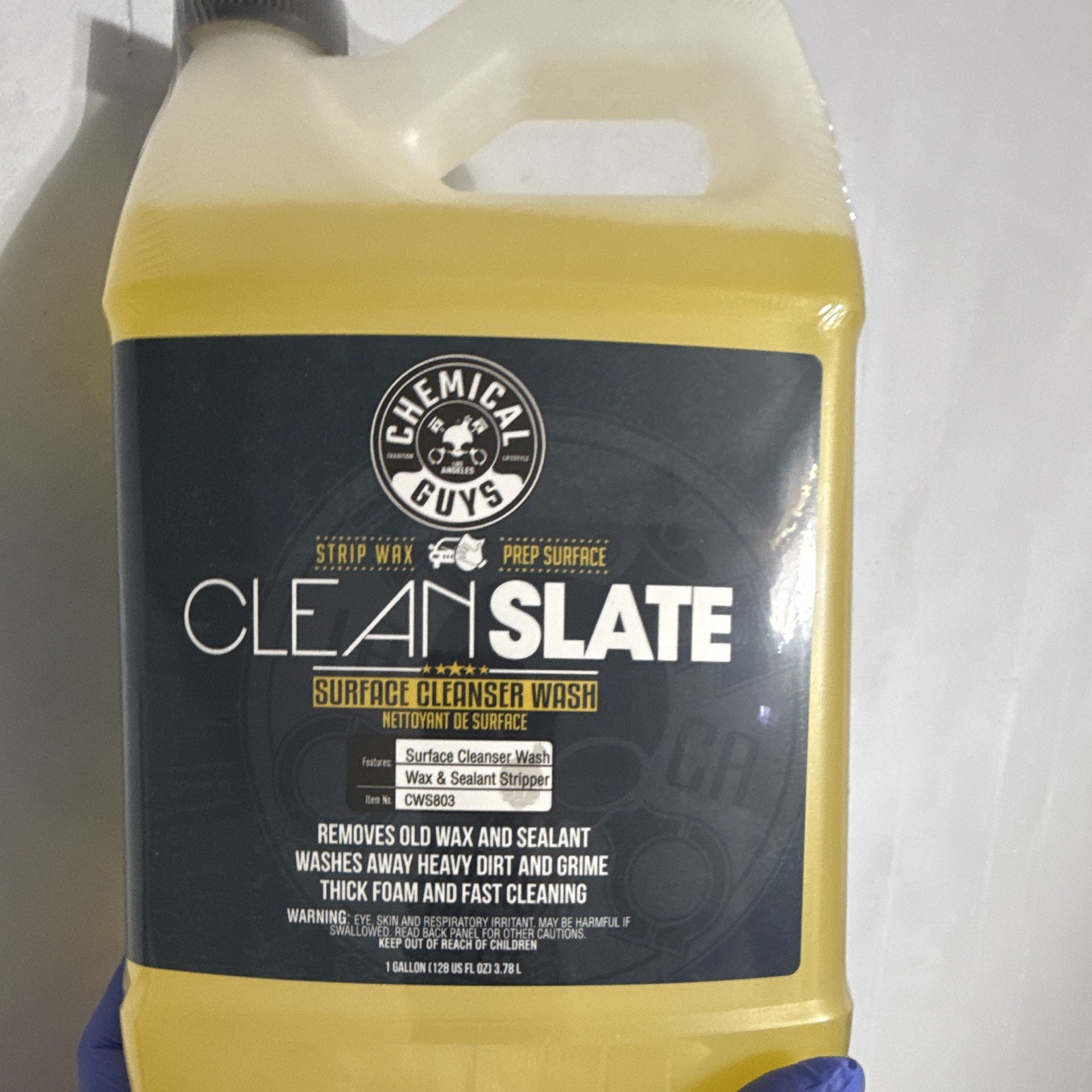 Chemical Guys Clean Slate Surface Cleaning Car Wash Soap – 1 Gallon Citrus Scent