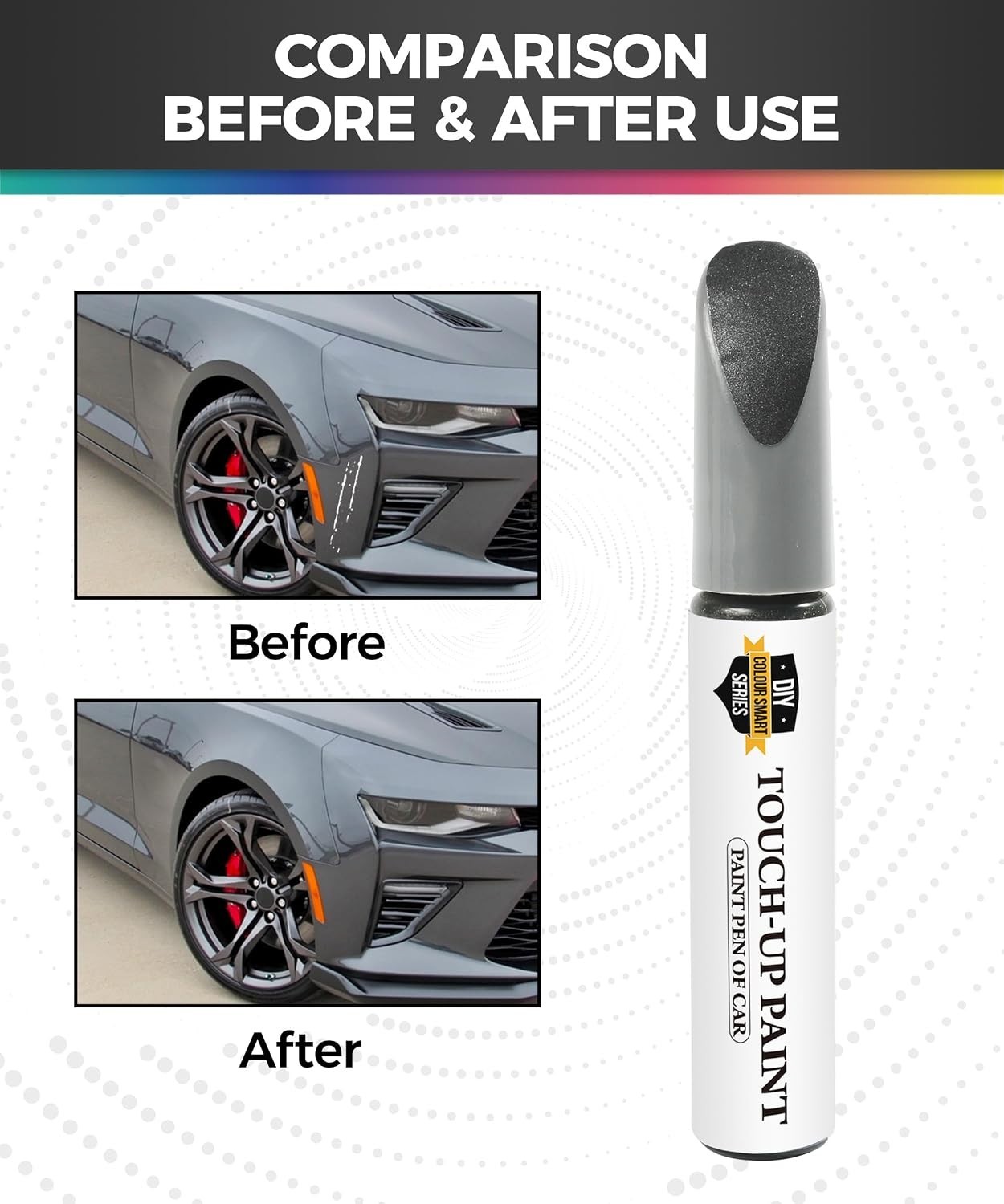 Gray Touch Up Paint Pen for Quick Scratch Repair – Waterproof & Rust Resistant