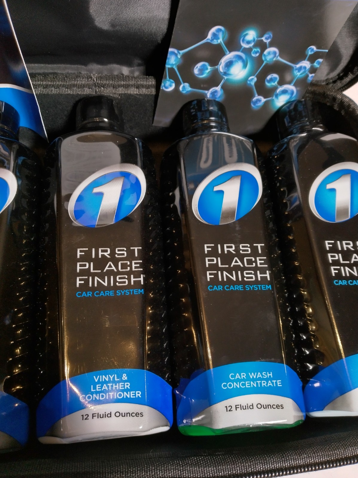 First Place Finish Car Care Kit 5pc 12oz Dealer Detail Set NO Cloths