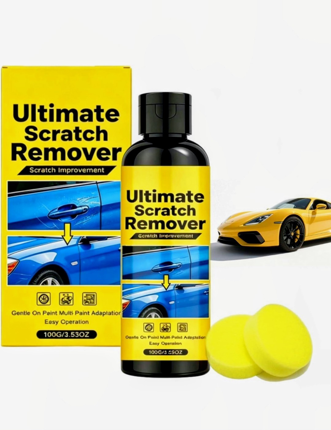 Scratch Remover, Car Scratch Remover Kit, Quick Fix Removal Paste For Scratches