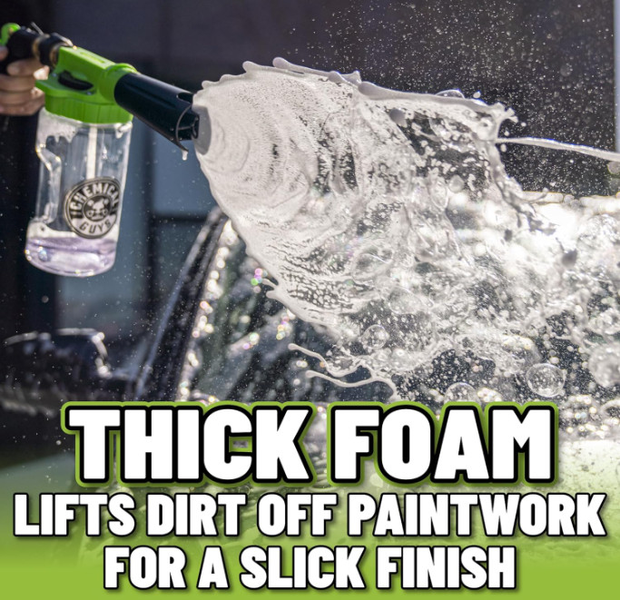Chemical Guys TORQ Foam Blaster 6 – Foam Cannon Garden Hose Attachment