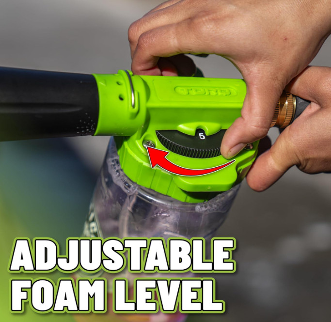 Chemical Guys TORQ Foam Blaster 6 – Foam Cannon Garden Hose Attachment