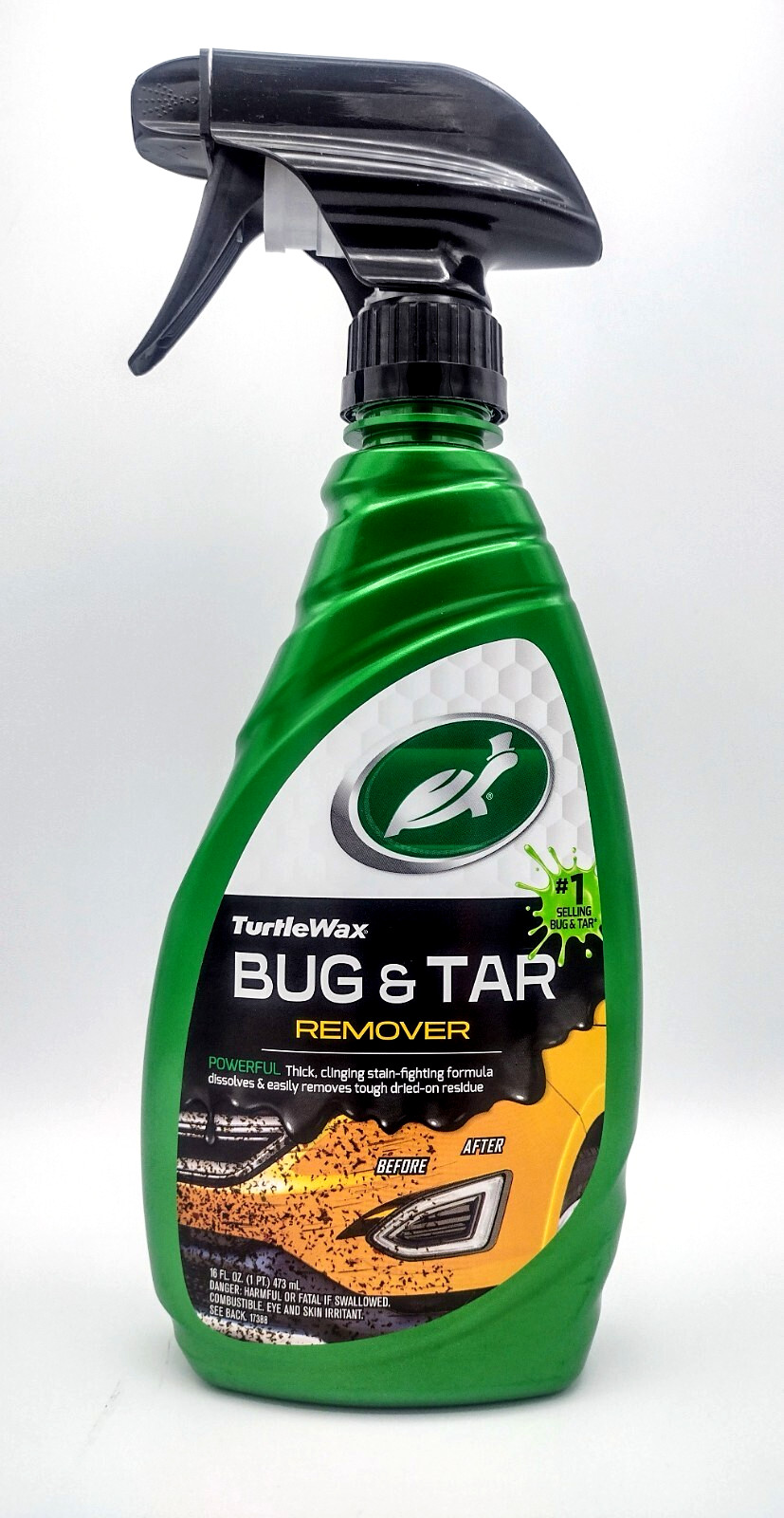Turtle Wax Bug & Tar Remover Powerful Auto Cleaner 16 fl oz For Car Truck SUV