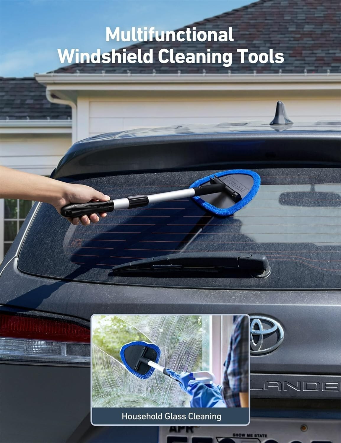 AstroAI Windshield Cleaner Car Interior Detailing Cleaning Kit